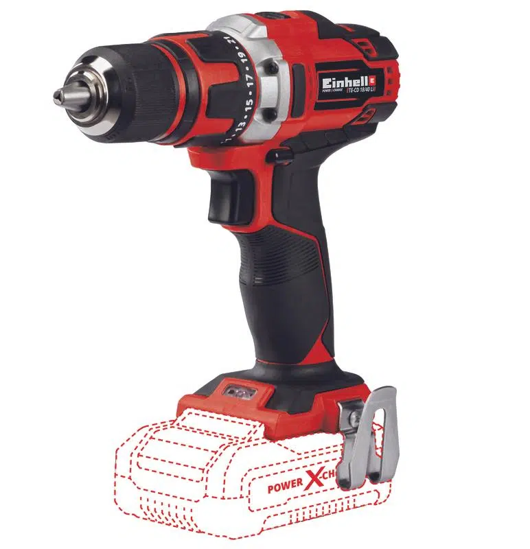 סט 2 כלים נטען - מברגת/מקדחה 18V ופטישון 18V דגם 2LD מבית EINHELL