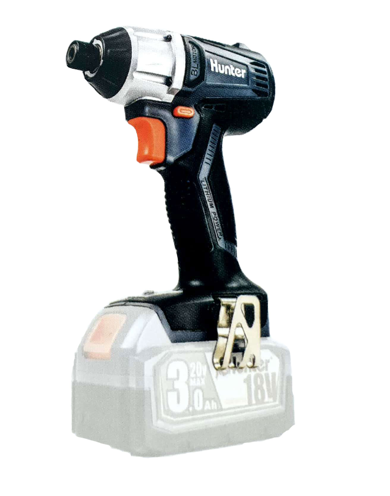 מברגת אימפקט BrushLess 18V - גוף בלבד דגם 100312-010 מבית Hunter