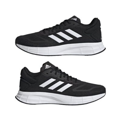 נעלי ריצה לגברים בצבע שחור/לבן דגם DURANO 10 מבית ADIDAS