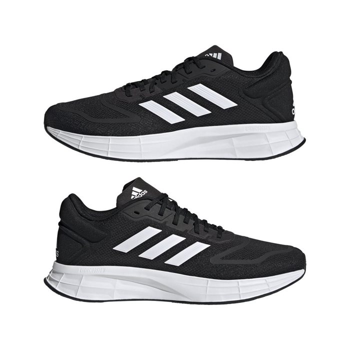 נעלי ריצה לגברים בצבע שחור/לבן דגם DURANO 10 מבית ADIDAS