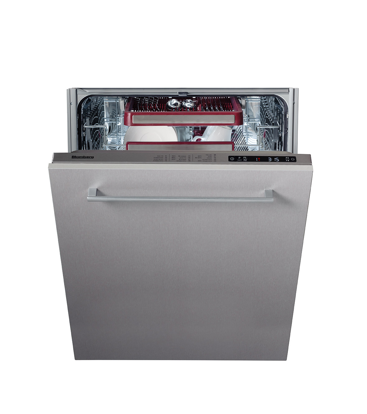 מדיח כלים רחב אינטגרלי מלא דגם GVN409P8X מבית Blomberg מדיח כלים רחב אינטגרלי מלא דגם GVN409P8X מבית Blomberg