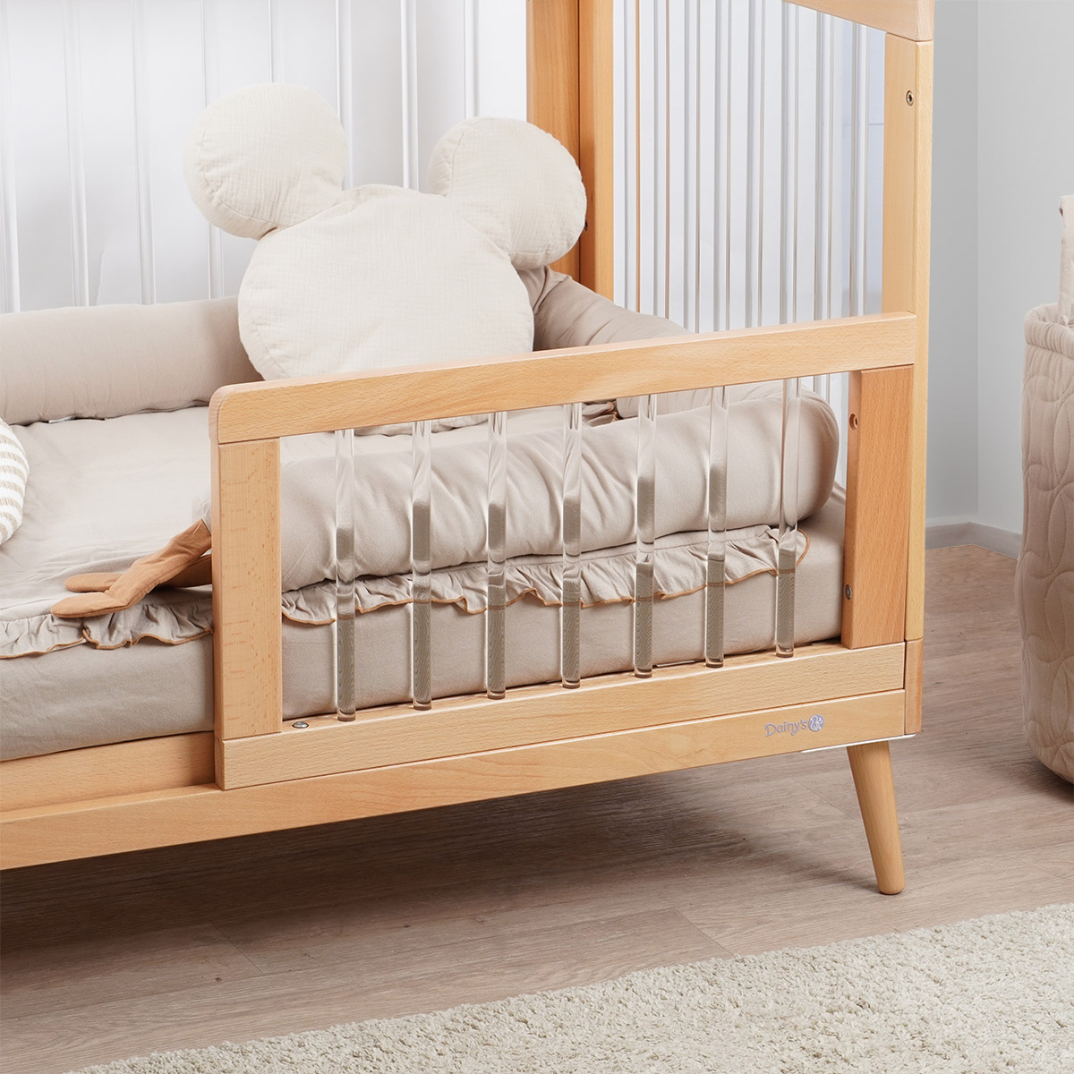 מיטת תינוק אמנדה - Amanda™ Baby Bed 130x70 cm מבית Dainy's
