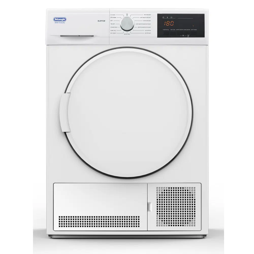מייבש כביסה 8 ק”ג Delonghi DLD8F4W מבית ניופאן