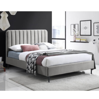 מיטה רחבה 120/190 ס"מ מרופדת דגם ורד 120 מבית HOME DECOR