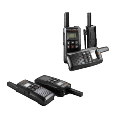 זוג מכשירי קשר מקצועיים PMR446 דגם DS PRO מבית Discovery - משלוח אקספרס!!