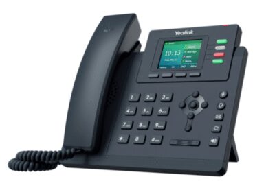 טלפון משרדי עם מסך LCD דגם T33G מבית Yealink