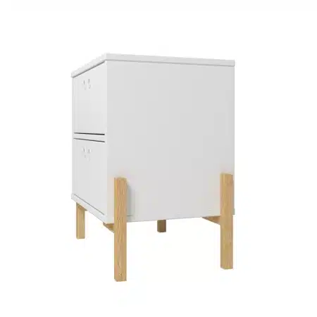 שידת לילה עם 2 מגירות דגם EVA מבית BRADEX שידת לילה עם 2 מגירות דגם EVA מבית BRADEX