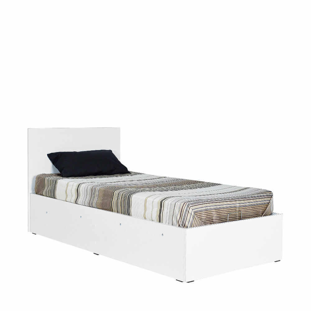 מיטת יחיד עם ארגז מצעים דגם Letto-KRB-090 מבית HOMAX מיטת יחיד עם ארגז מצעים דגם Letto-KRB-090 מבית HOMAX