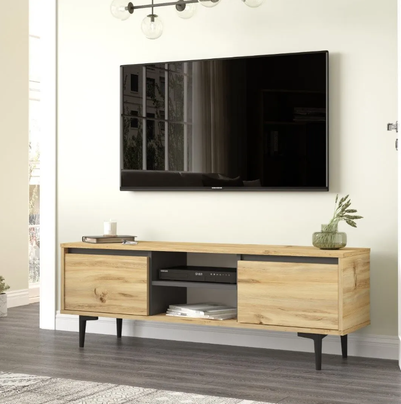 מזנון טלוויזיה מעוצב דגם Coral-AR1 מבית HOMAX