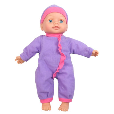 בובה רכה עם עגלת מתכת - Soft Baby With Metal Buggy