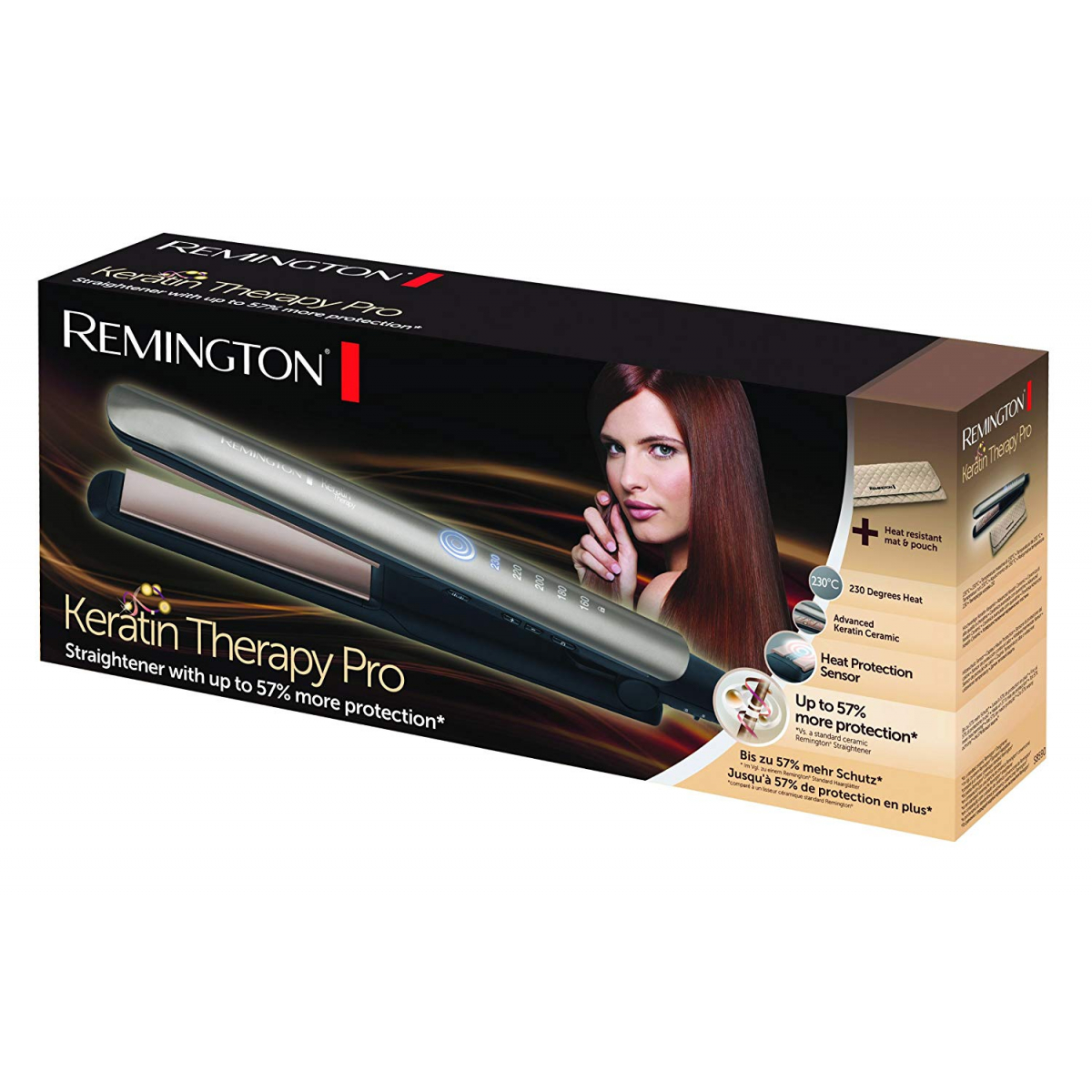 מחליק שיער קרמי דגם S8590 מבית REMINGTON