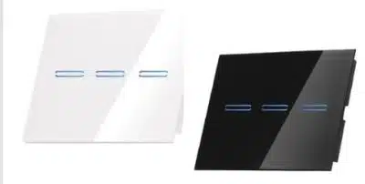 מתג חכם לתאורה 3 מפסקים (גוויס 3 מקום) דגם SW-3GEV3 מבית Semicom Smart