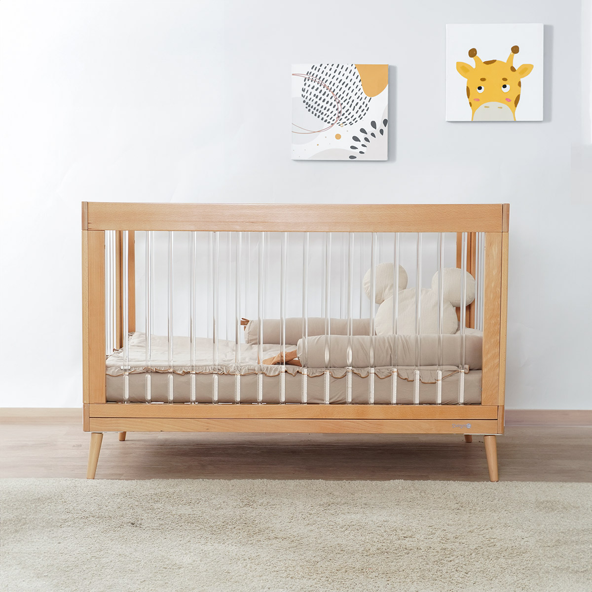 מיטת תינוק אמנדה - Amanda™ Baby Bed 130x70 cm מבית Dainy's