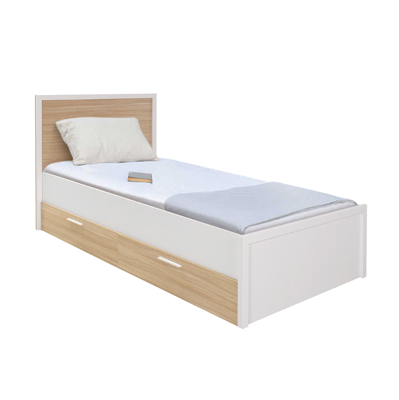 מיטת יחיד רחבה עם 2 מגירות אחסון דגם Oxford-KRC-1402 מבית HOMAX מיטת יחיד רחבה עם 2 מגירות אחסון דגם Oxford-KRC-1402 מבית HOMAX