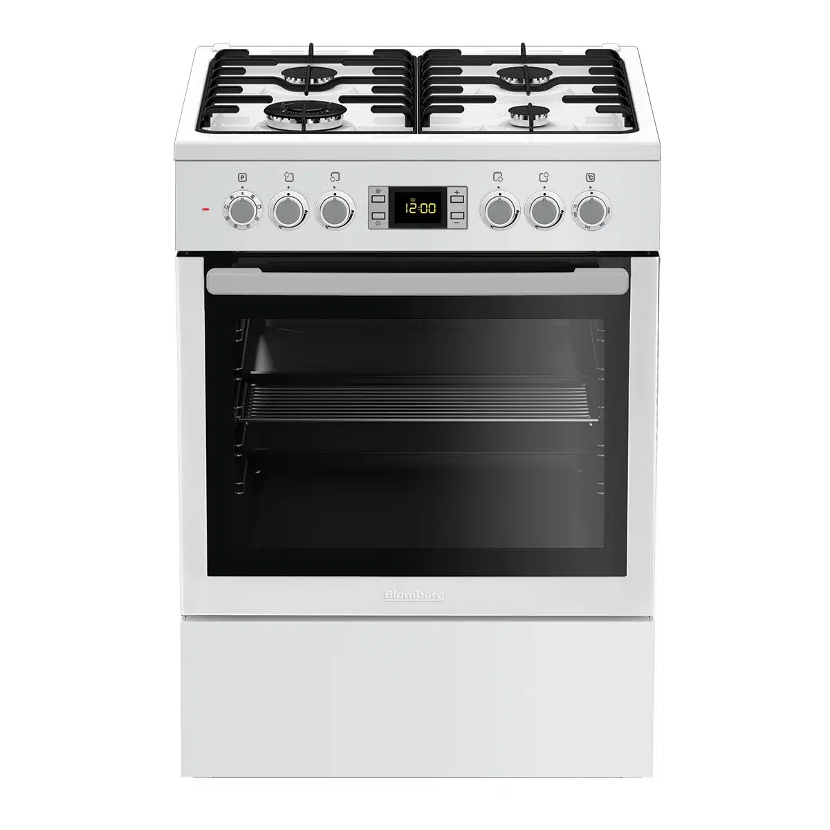 תנור אפייה משולב כיריים גז 60 ס"מ דגם HGN8333W מבית Blomberg תנור אפייה משולב כיריים גז 60 ס"מ דגם HGN8333W מבית Blomberg
