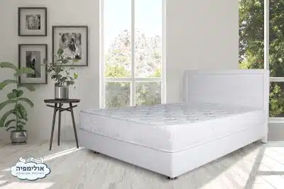 מיטה ברוחב וחצי כולל מזרן תואם וארגז מצעים דגם 6009 מבית Olympia