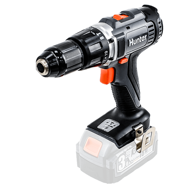 מברגה רוטטת/קודחת 18V כולל סוללה 1.5Ah ומטען 3A דגם 100311-007 מבית Hunter