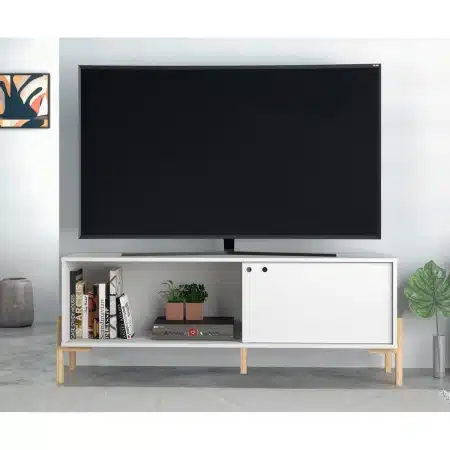 מזנון עיצוב מודרני ואחסון חכם לסלון דגם MISTRAL מבית BRADEX