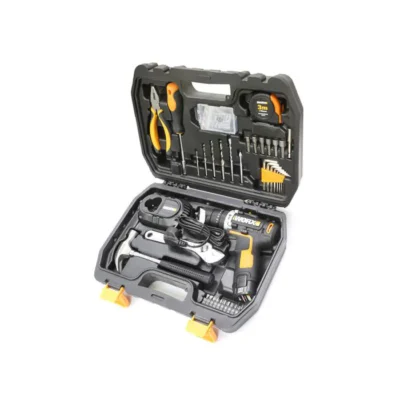 סט כלי עבודה עם מברגה/מקדחה רוטטת 12V דגם WX129.5 מבית WORX