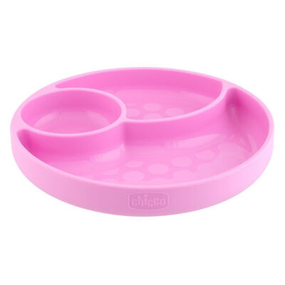 צלחת סיליקון מחולקת נצמדת +Silicone Divided 12m
