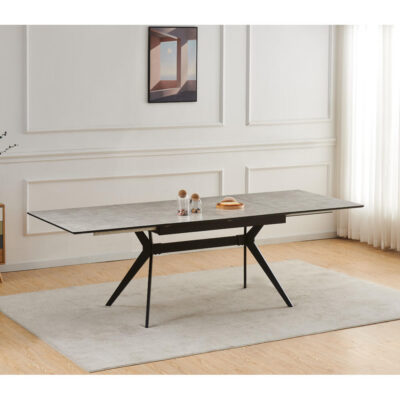 שולחן אוכל נפתח 1.4-2.4 מ' דגם סנטוריני מבית HOME DECOR