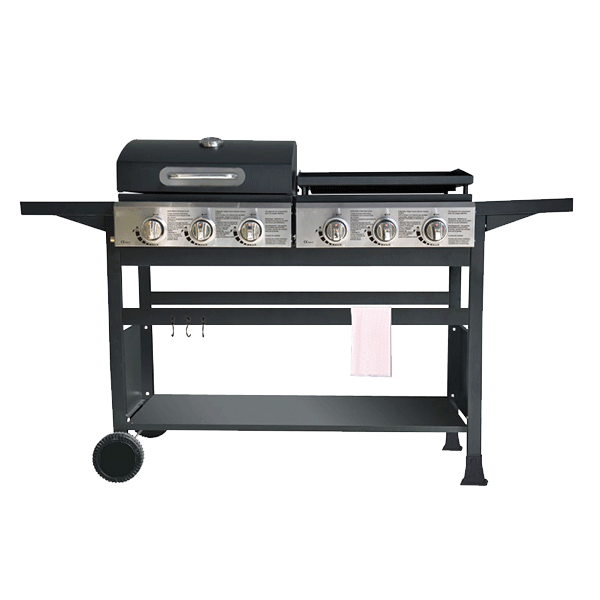 גריל גז משולב פלנצ'ה דגם BBQS600 מבית Sauter