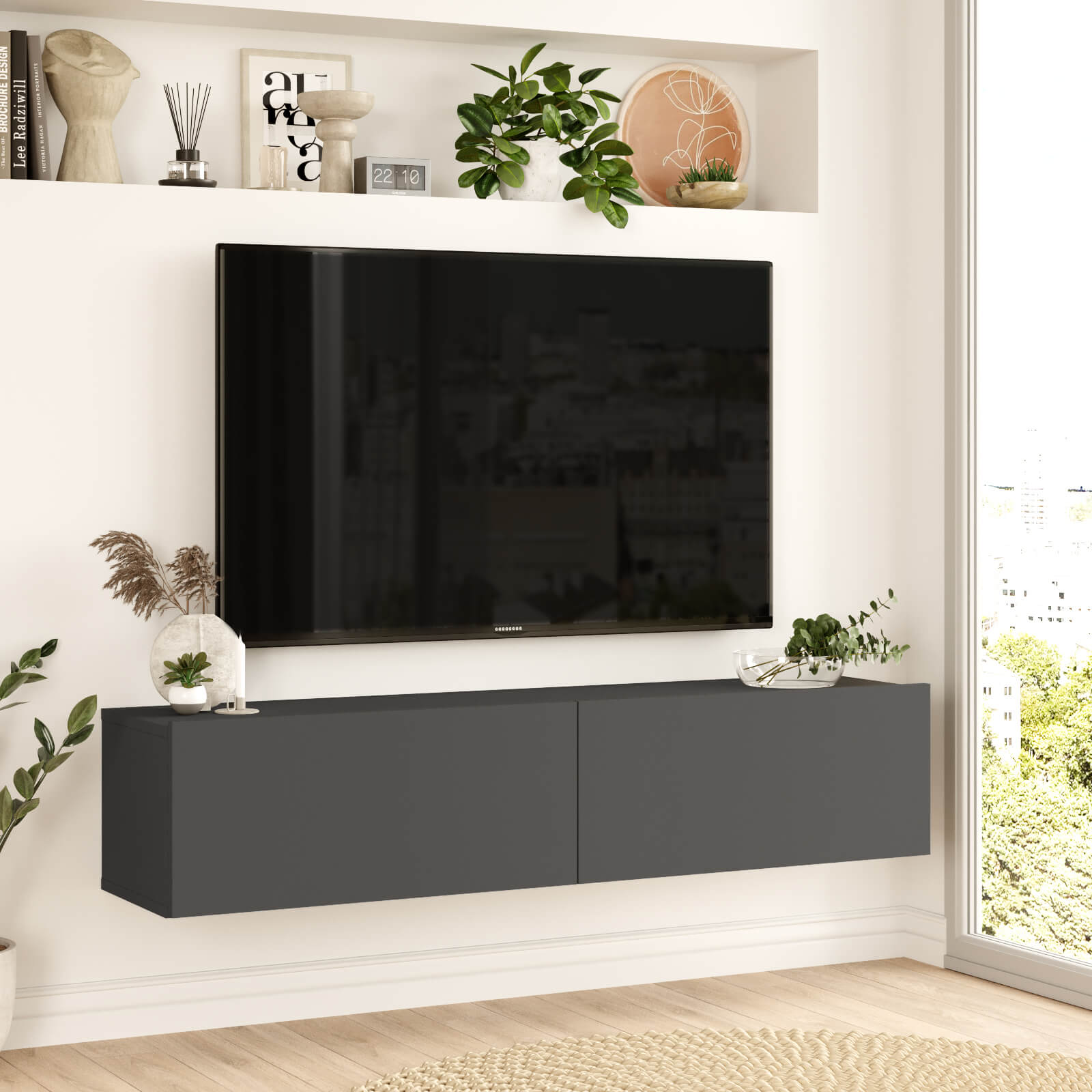 מזנון טלוויזיה צף דגם ARISTO FR10 מבית HOMAX מזנון טלוויזיה צף דגם ARISTO FR10 מבית HOMAX