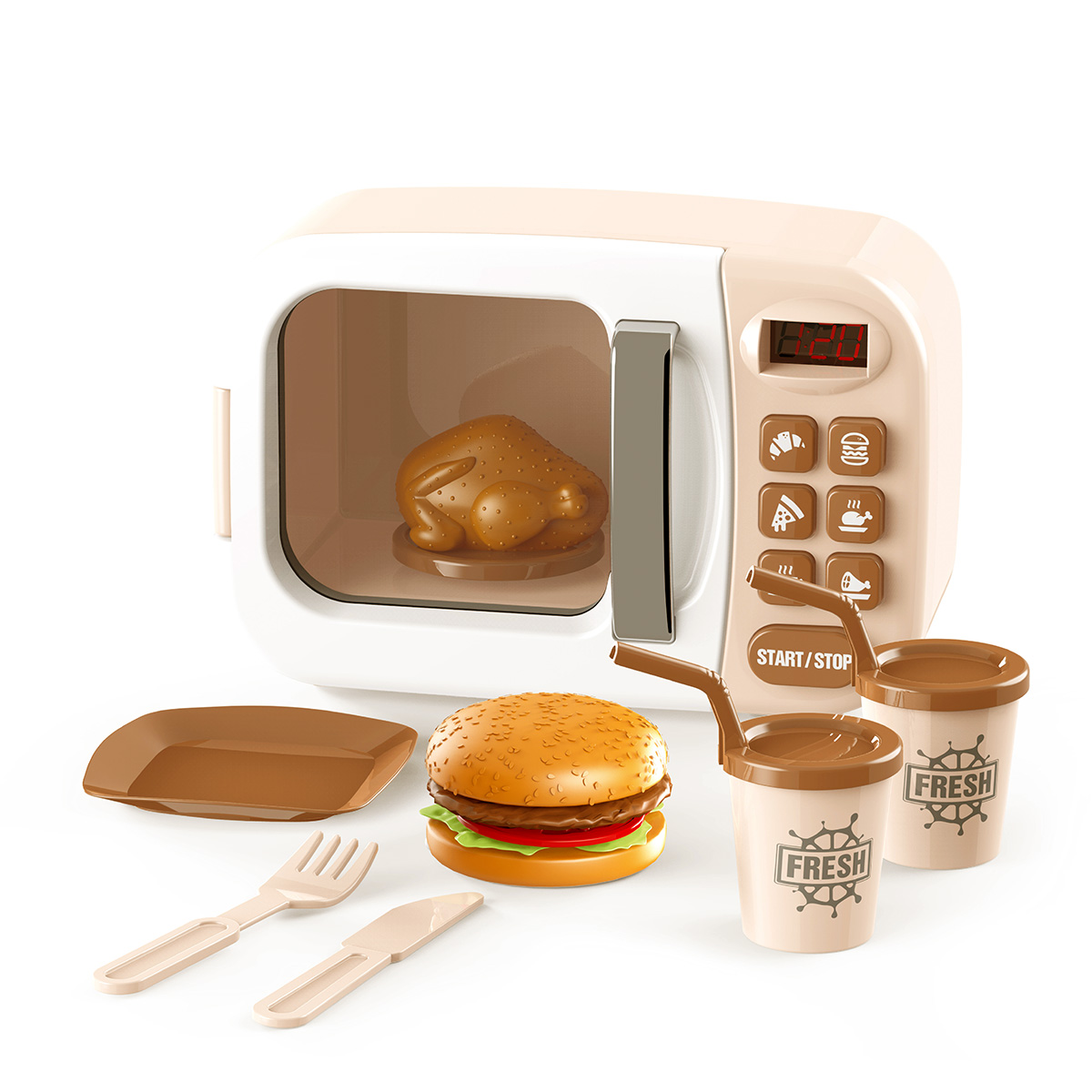 סט מיקרוגל משחק לילדים Microwave Oven Set סט מיקרוגל משחק לילדים Microwave Oven Set
