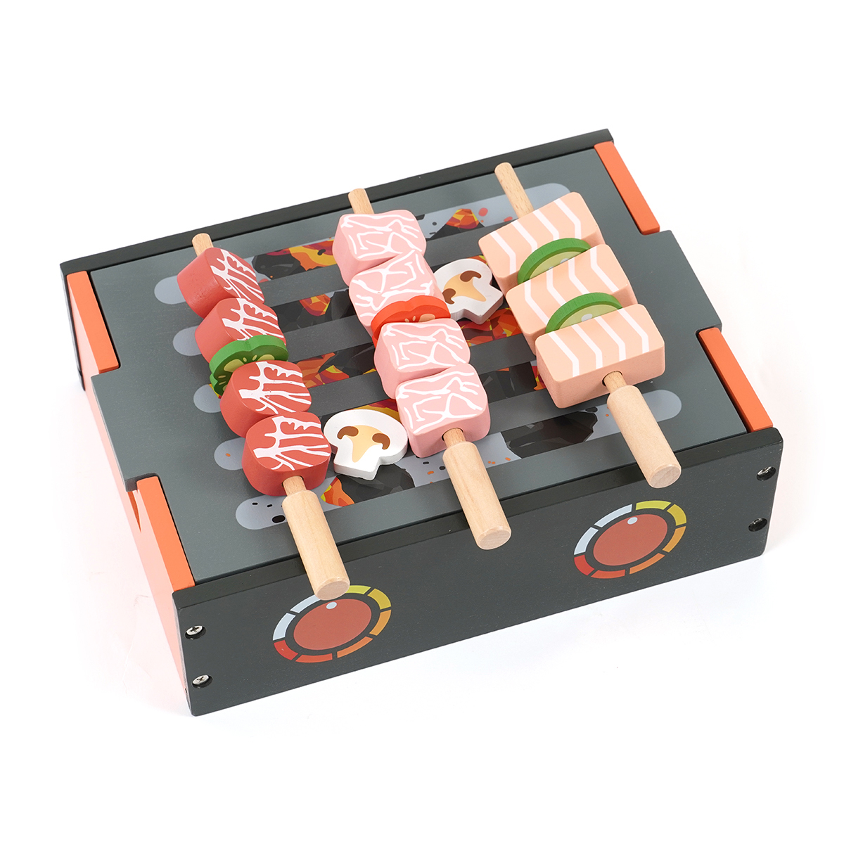 סט ברביקיו מעץ - Wooden Barbecue Set מבית Dainy's