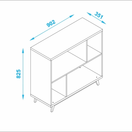 כוורת 4 תאים מעוצבת בצבע לבן דגם FARGO מבית BRADEX