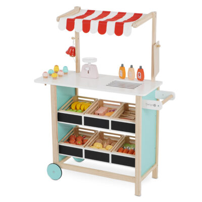 דוכן מכולת מעץ לילדים - ‏‏‏‏Wooden Grocery Store מבית Dainy's