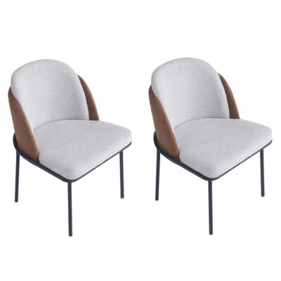 זוג כסאות מעוצבים לפינת אוכל דגם אנרגי מבית HOME DECOR