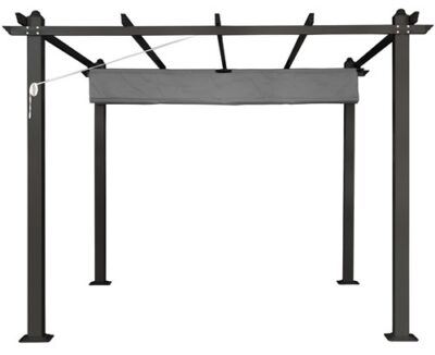 פרגולה מפוארת אלומיניום 3X4 דגם קיסר מבית Garden Top