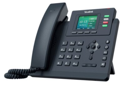 טלפון משרדי עם מסך תצוגה LCD דגם T33P מבית Yealink