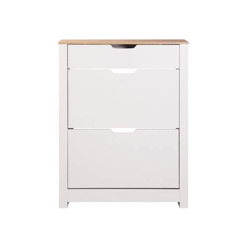 ארון נעליים מעוצב כולל 2 תאים ומגירה דגם SC1843 מבית Ramos