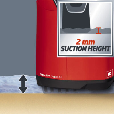 משאבת מים נקיים טבולה גובה אפס 750W כולל מצוף פנימי תוצרת EINHELL