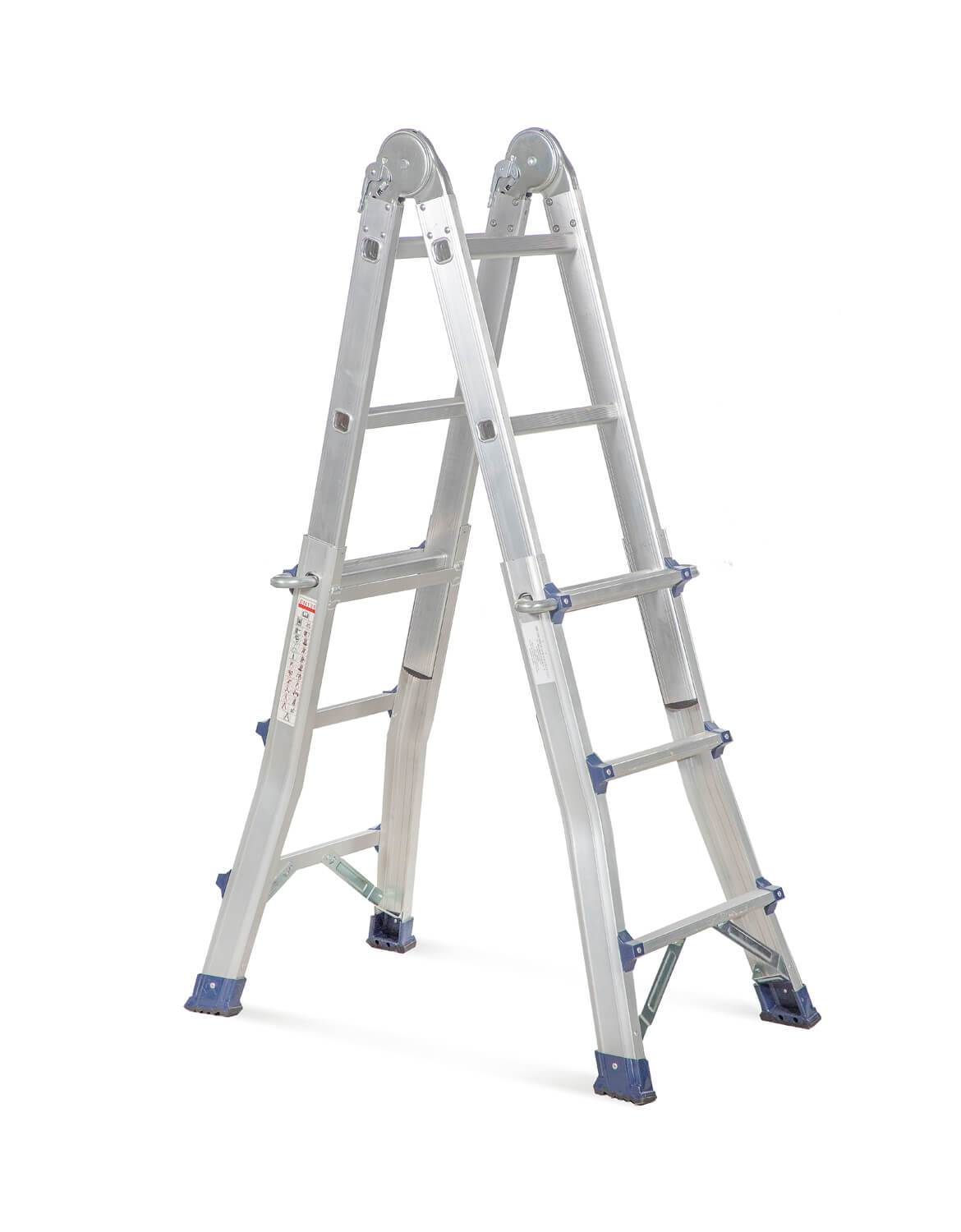 סולם אלומיניום טלסקופי 3x4 קל ונוח לקיפול ואחסון דגם GHGA3 מבית S.Z