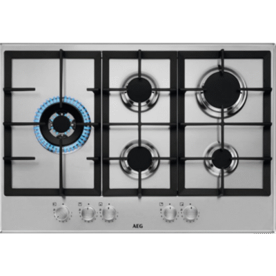 כיריים גז נירוסטה 75 ס"מ STEP POWER דגם HGB75520SM מבית AEG