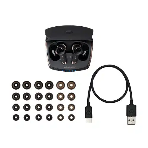 אוזניות אלחוטיות BLUETOOTH דגם ATH-TWX9 מבית Audio Technica