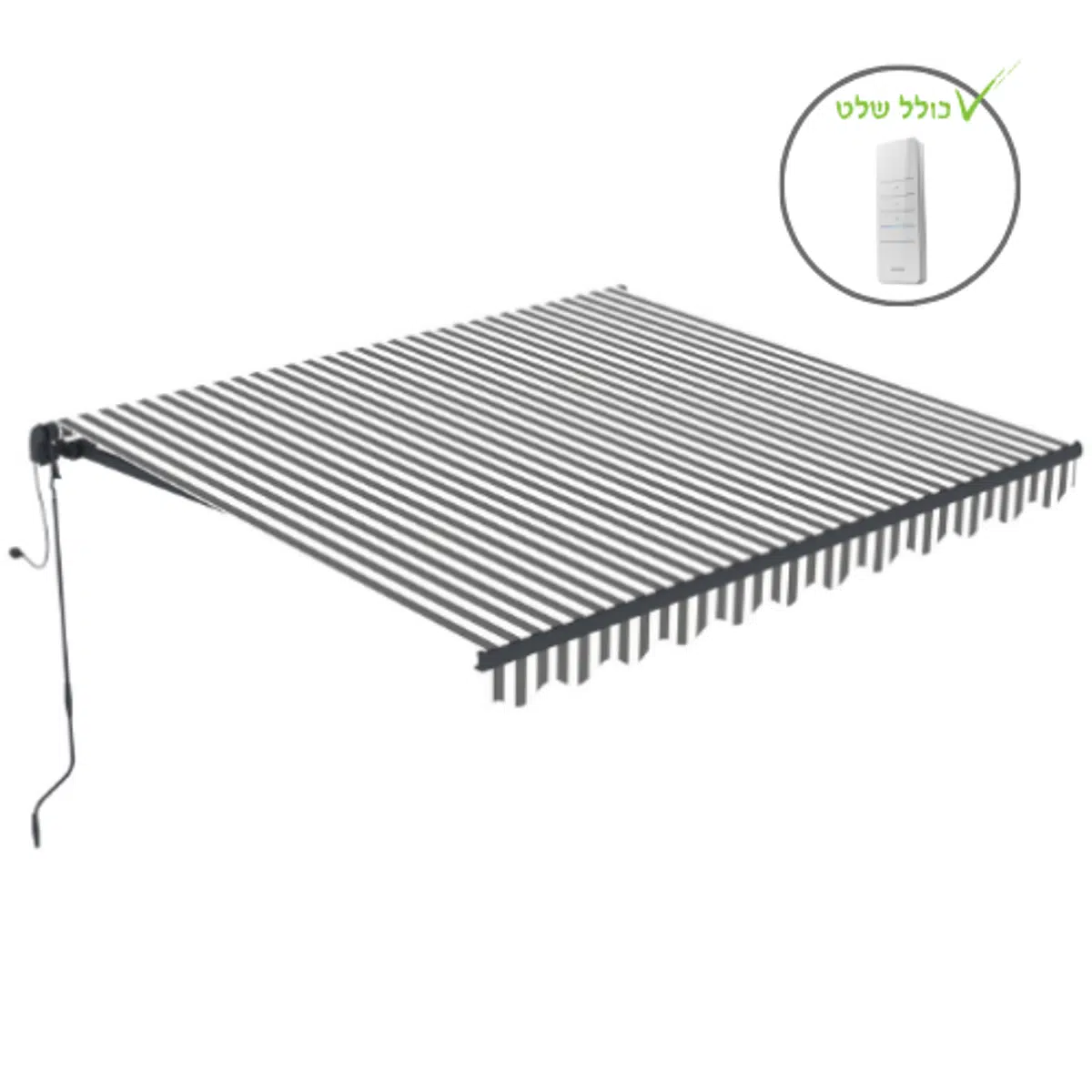 סוכך חשמלי עם שלט 295X250 דגם אלקטריק Garden Top סוכך חשמלי עם שלט 295X250 דגם אלקטריק Garden Top