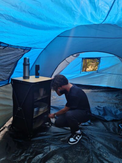 ‏אוהל תעלה משפחתי ‏ל-6 אנשים דגם TUNNEL TENT מבית Camp And Go