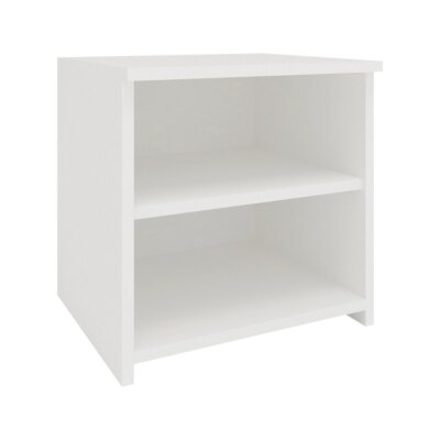שידת לילה פתוחה עם 2 מדפים דגם ALMA מבית Tudo Design