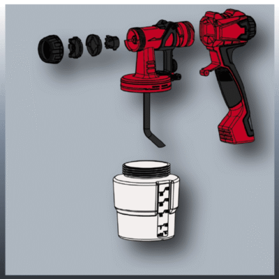 מרסס צבע חשמלי מקצועי 700W דגם TC-SY 700 מבית EINHELL