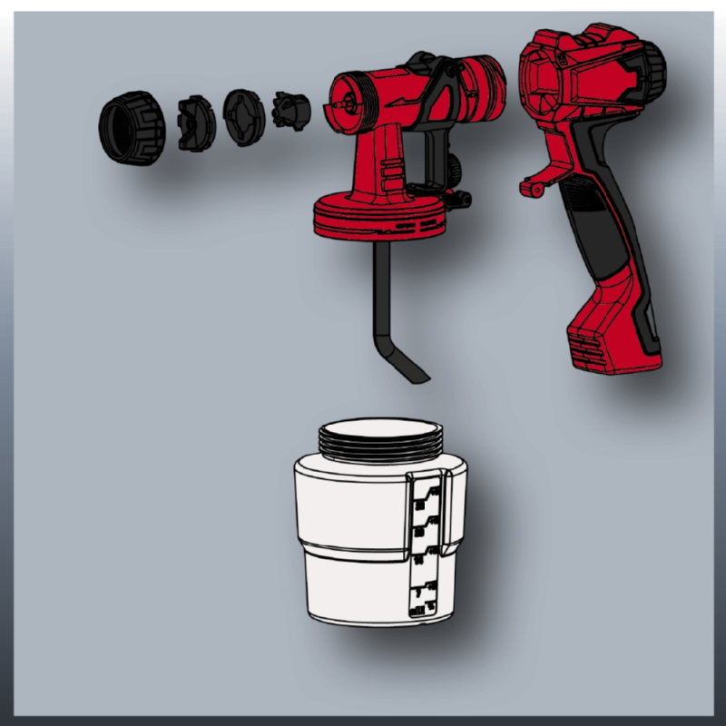 מרסס צבע חשמלי מקצועי 700W דגם TC-SY 700 מבית EINHELL