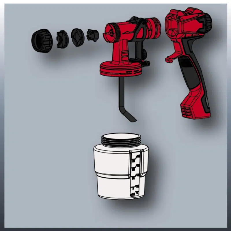 מרסס צבע חשמלי מקצועי 700W דגם TC-SY 700 מבית EINHELL