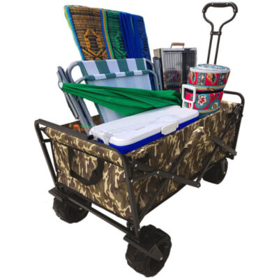עגלת קמפינג מתקפלת עם גלגלים שטח מבית CAMP&GO