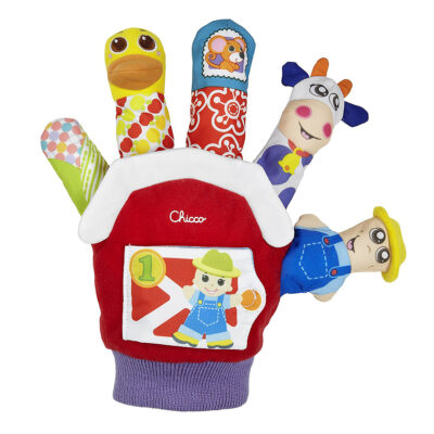 כפפת בובות חיות החווה Farmyard Finger Puppet