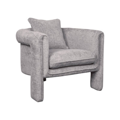 כורסת מעצבים מרופדת בד רחיץ דגם רוקסי מבית HOME DECOR
