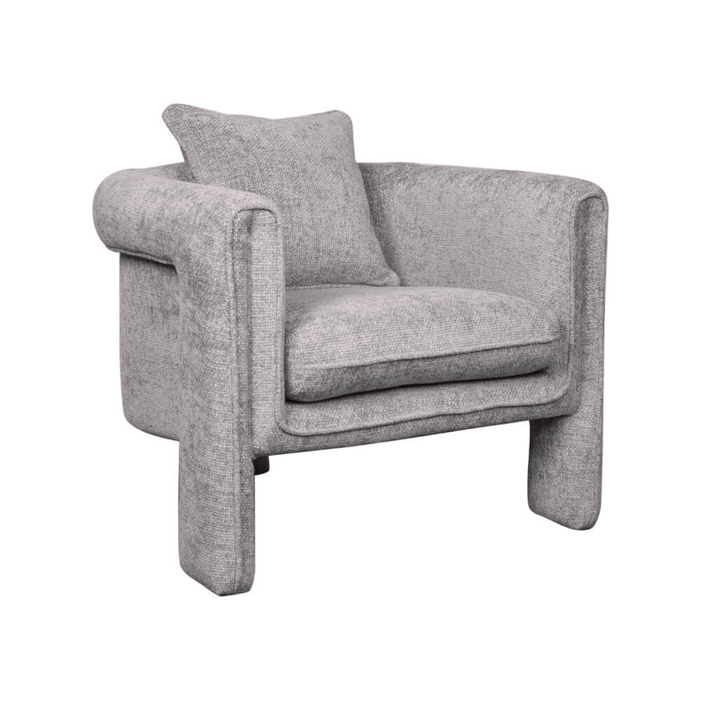 כורסת מעצבים מרופדת בד רחיץ דגם רוקסי מבית HOME DECOR
