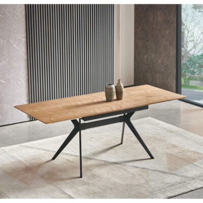 שולחן אוכל נפתח 1.2-2.0 מ' דגם סנטוריני מבית HOME DECOR